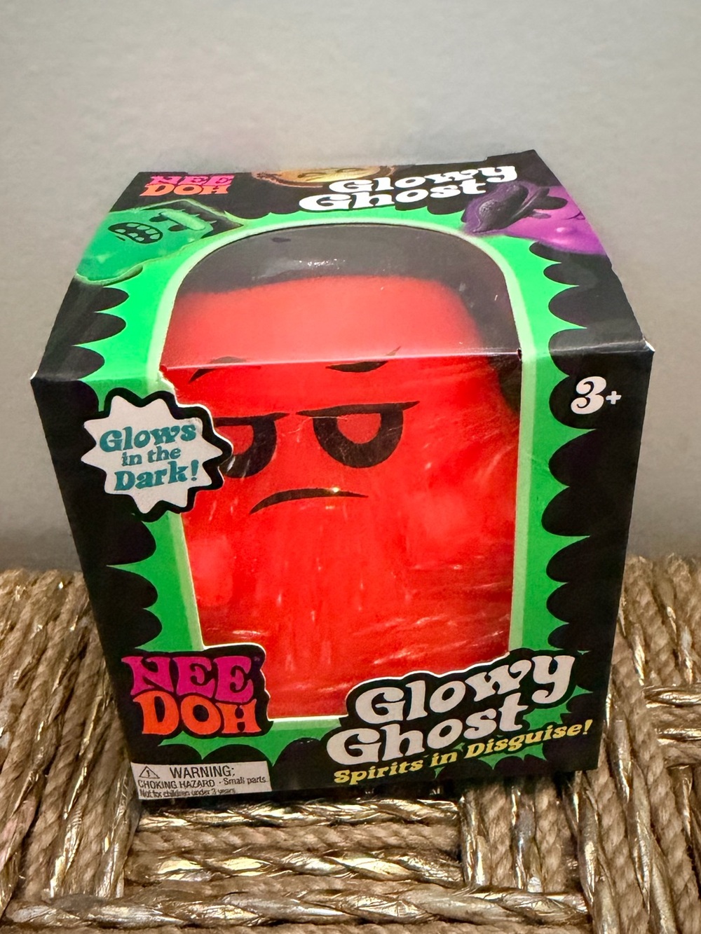 NeeDoh Glowy Ghost Figure
